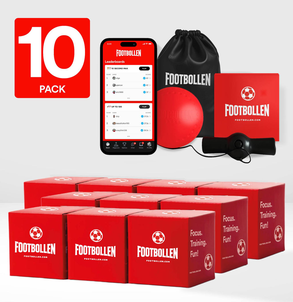 Footbollen Big 10-Pack 📦 (10x) – Boxbollen UK