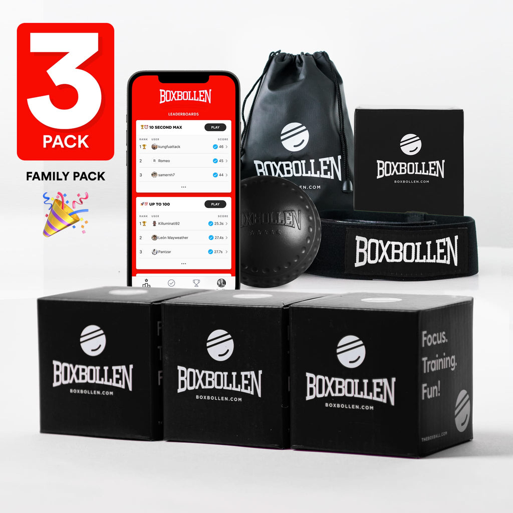 Black 3-Pack 🔥 (3x) – Boxbollen UK