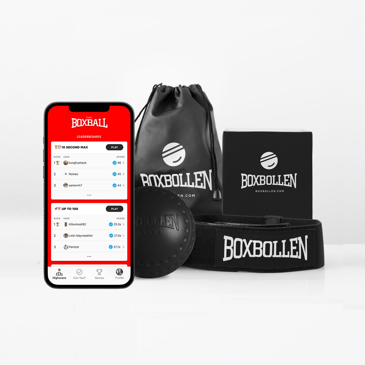 Boxbollen Black 3-Pack 🔥 (3x) – Boxbollen UK